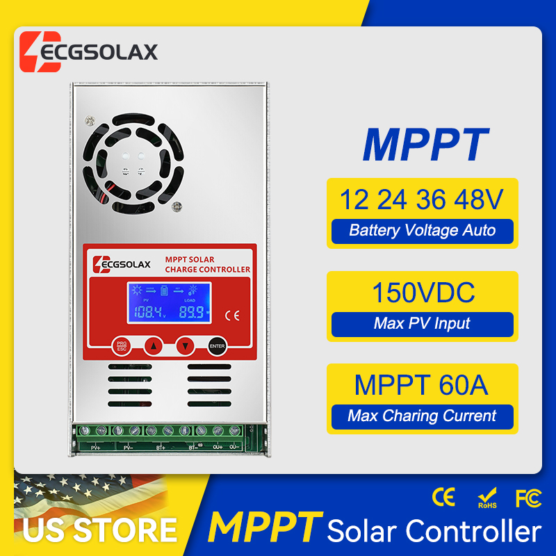 Drone Solar Charger - ECGSOLAX 60A MPPT contrôleur de Charge