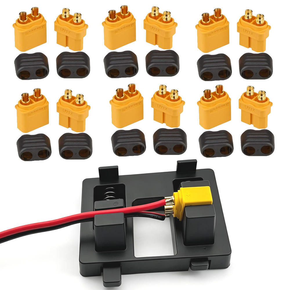 Drone Battery Adapter - Connecteur XT60 avec gaine de protection,