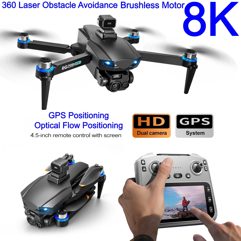 Drone Controller Screen - Nouveau Drone 8K avec caméra HD,