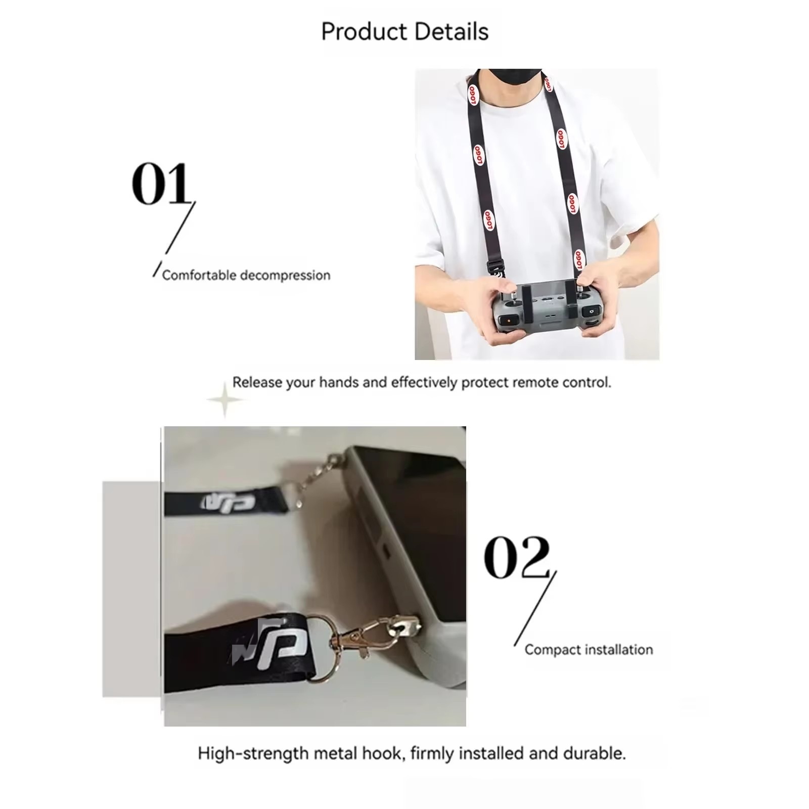 Lanière pour contrôleur DJI RC - Drone Neck Strap avis et prix