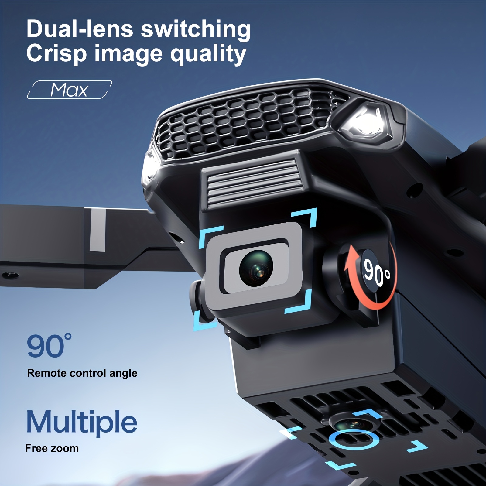 Le drone pliable E88PRO MAX 20 - Drone Controller Screen avis et prix