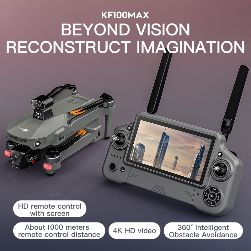 KF100 MAX GPS Drone 4K caméra  - Drone Controller Screen avis et prix