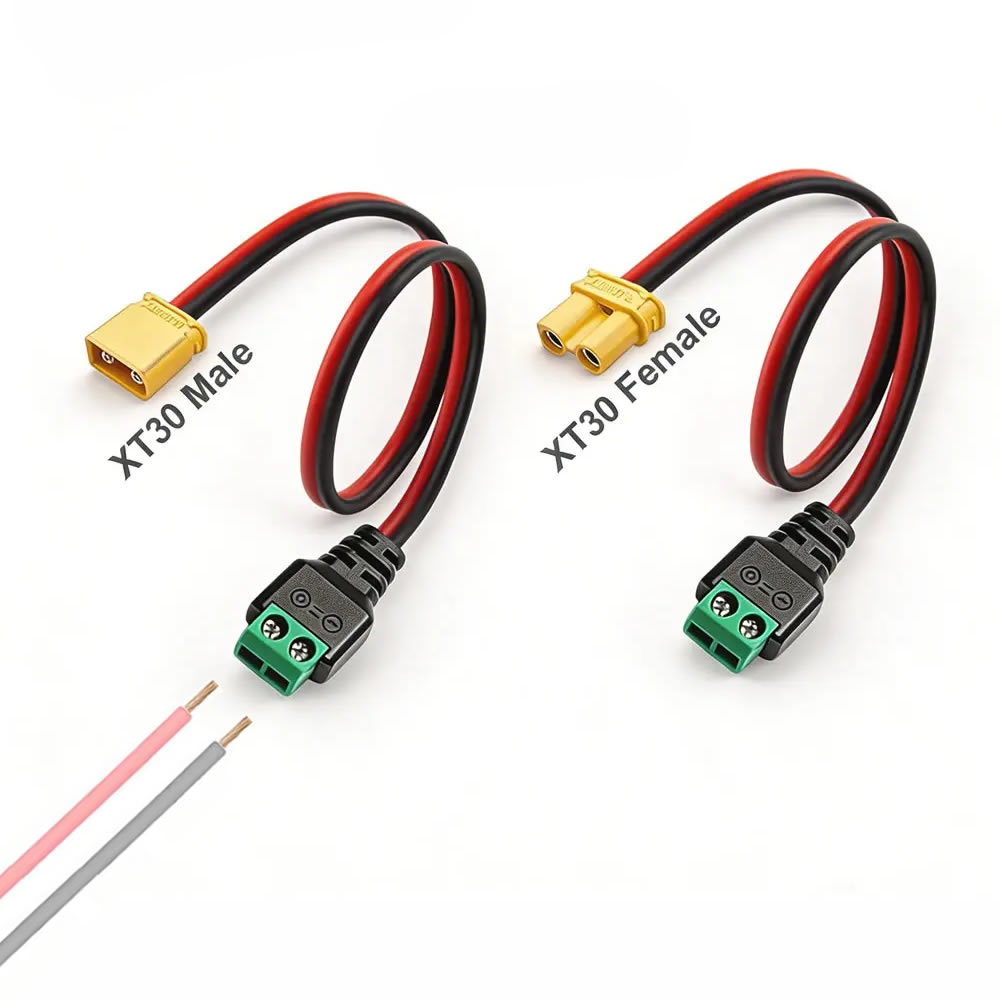 Connecteur mâle-femelle XT30 v - Drone Battery Adapter avis et prix