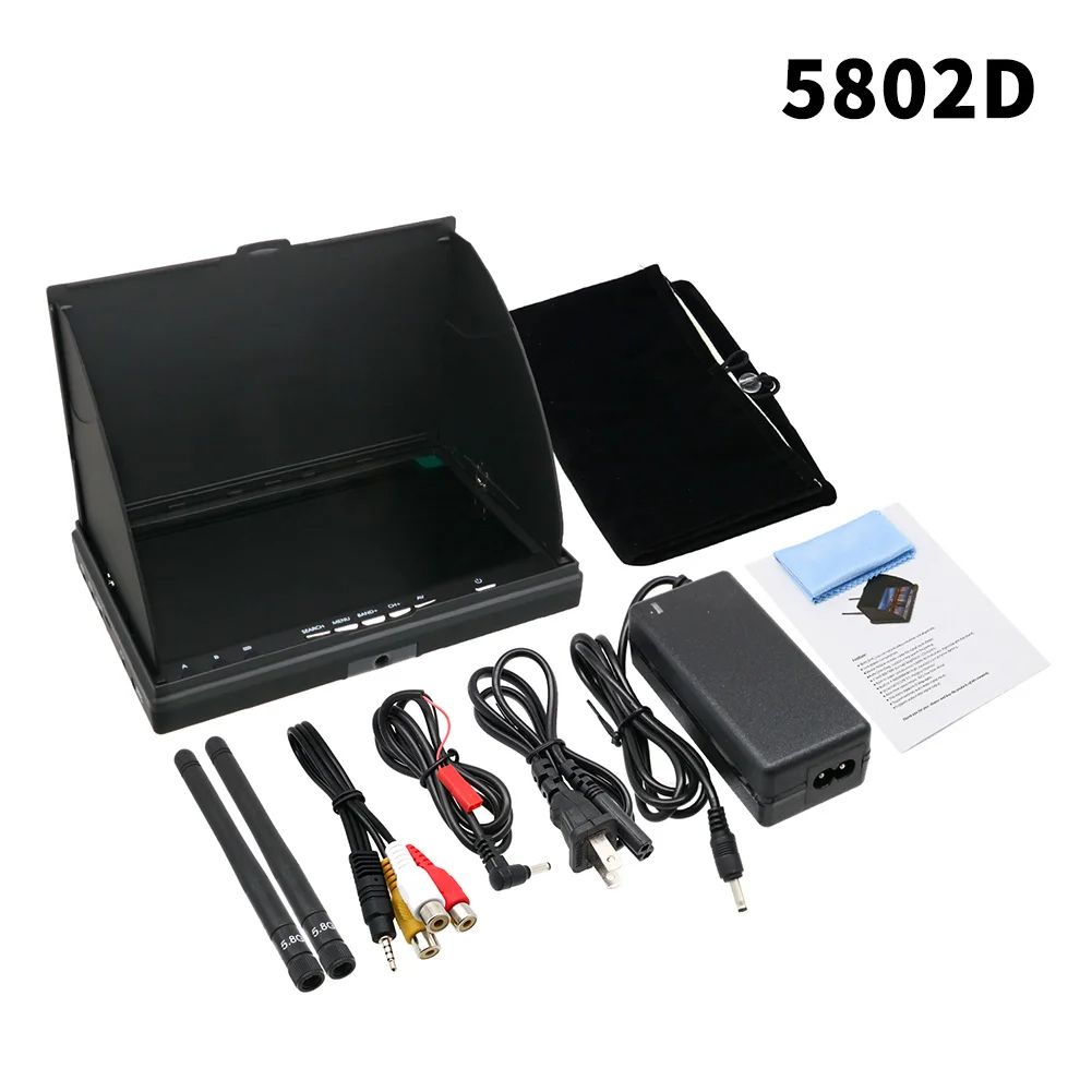 5.8G FPV DVR LS5802D, écran LC - Drone Controller Screen avis et prix